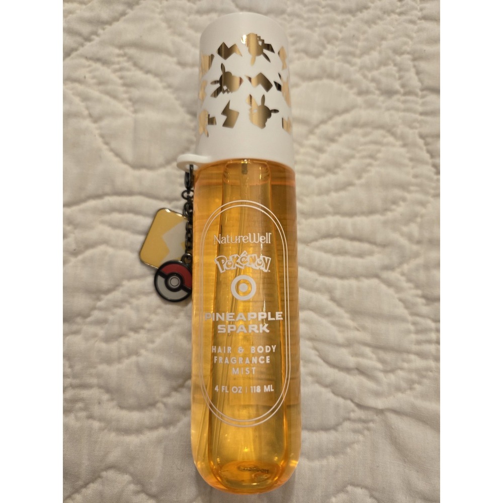 NatureWell Pokémon Pineapple Spark Hair Body Fragrance Mist 4 oz Bag Charm New